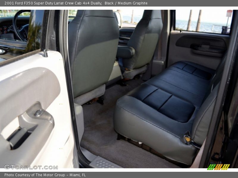 Rear Seat of 2001 F350 Super Duty Lariat Crew Cab 4x4 Dually