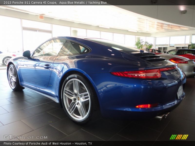 Aqua Blue Metallic / Yachting Blue 2013 Porsche 911 Carrera 4S Coupe