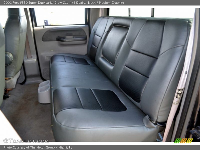 Rear Seat of 2001 F350 Super Duty Lariat Crew Cab 4x4 Dually
