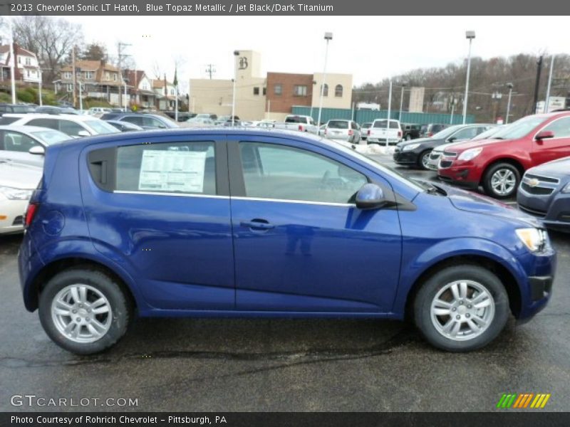  2013 Sonic LT Hatch Blue Topaz Metallic