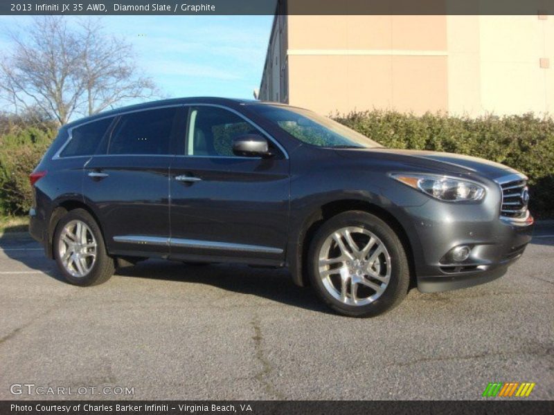 Diamond Slate / Graphite 2013 Infiniti JX 35 AWD