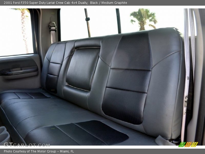 Black / Medium Graphite 2001 Ford F350 Super Duty Lariat Crew Cab 4x4 Dually