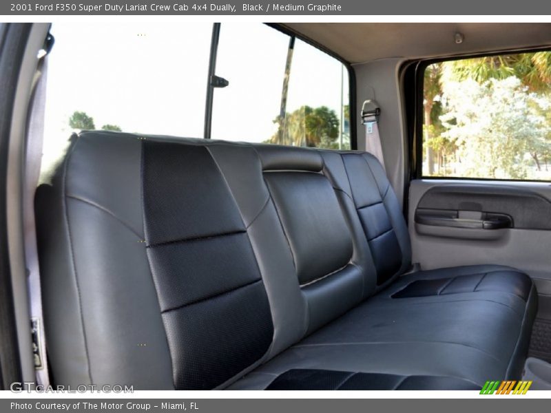 Black / Medium Graphite 2001 Ford F350 Super Duty Lariat Crew Cab 4x4 Dually