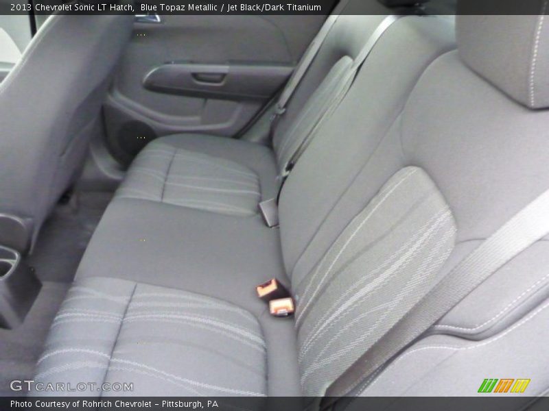 Blue Topaz Metallic / Jet Black/Dark Titanium 2013 Chevrolet Sonic LT Hatch