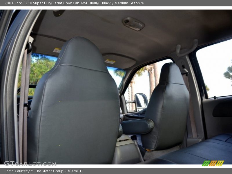 Black / Medium Graphite 2001 Ford F350 Super Duty Lariat Crew Cab 4x4 Dually