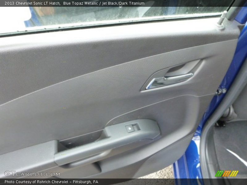 Blue Topaz Metallic / Jet Black/Dark Titanium 2013 Chevrolet Sonic LT Hatch