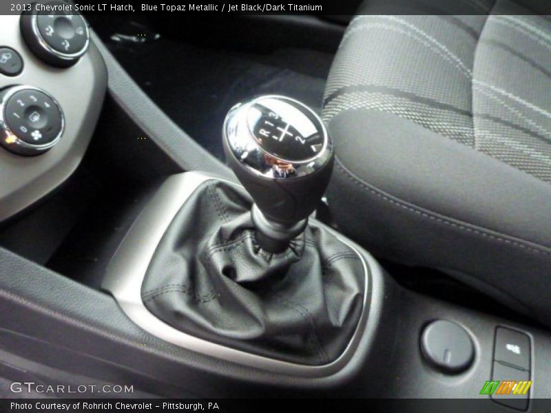  2013 Sonic LT Hatch 6 Speed Manual Shifter