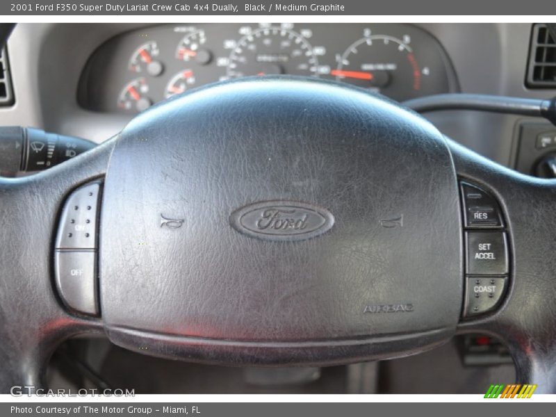 Black / Medium Graphite 2001 Ford F350 Super Duty Lariat Crew Cab 4x4 Dually
