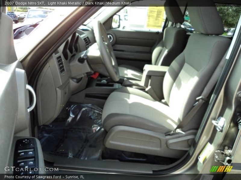 Light Khaki Metallic / Dark Khaki/Medium Khaki 2007 Dodge Nitro SXT