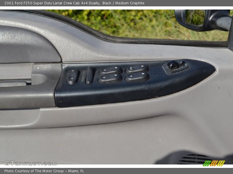 Black / Medium Graphite 2001 Ford F350 Super Duty Lariat Crew Cab 4x4 Dually