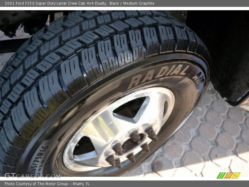 Black / Medium Graphite 2001 Ford F350 Super Duty Lariat Crew Cab 4x4 Dually