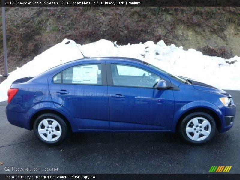  2013 Sonic LS Sedan Blue Topaz Metallic