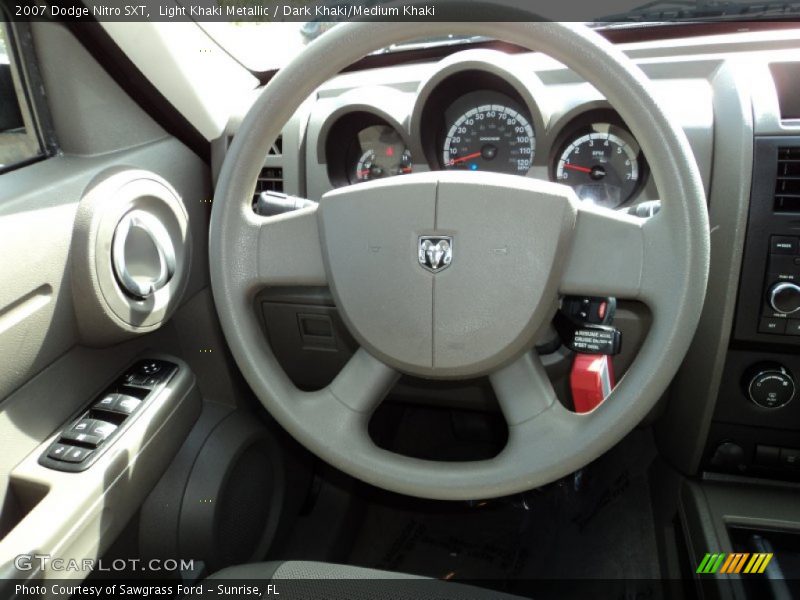 Light Khaki Metallic / Dark Khaki/Medium Khaki 2007 Dodge Nitro SXT