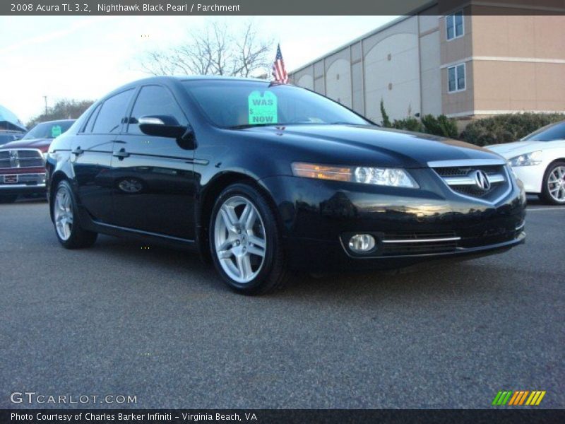 Nighthawk Black Pearl / Parchment 2008 Acura TL 3.2