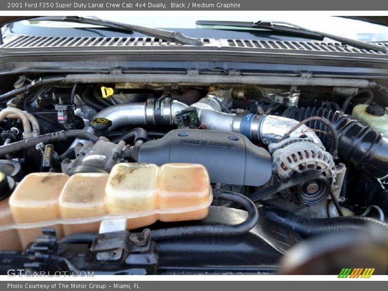 Black / Medium Graphite 2001 Ford F350 Super Duty Lariat Crew Cab 4x4 Dually