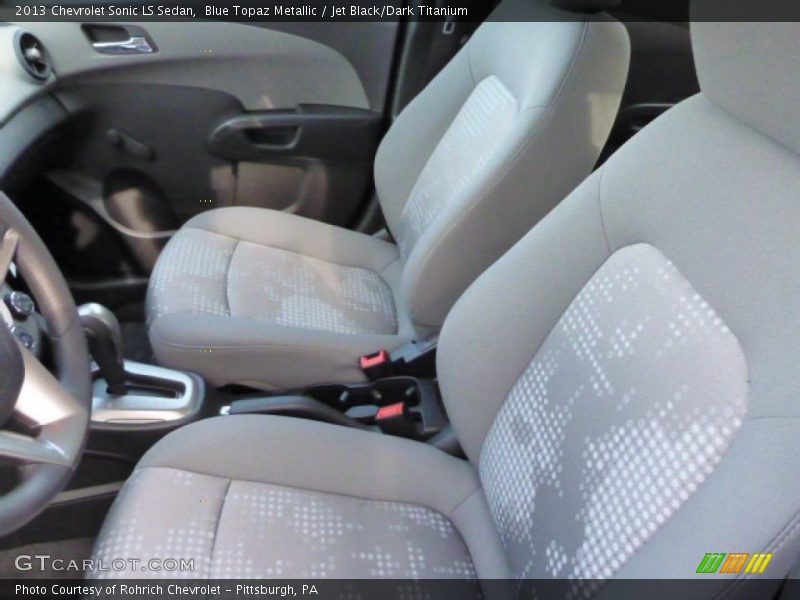Front Seat of 2013 Sonic LS Sedan