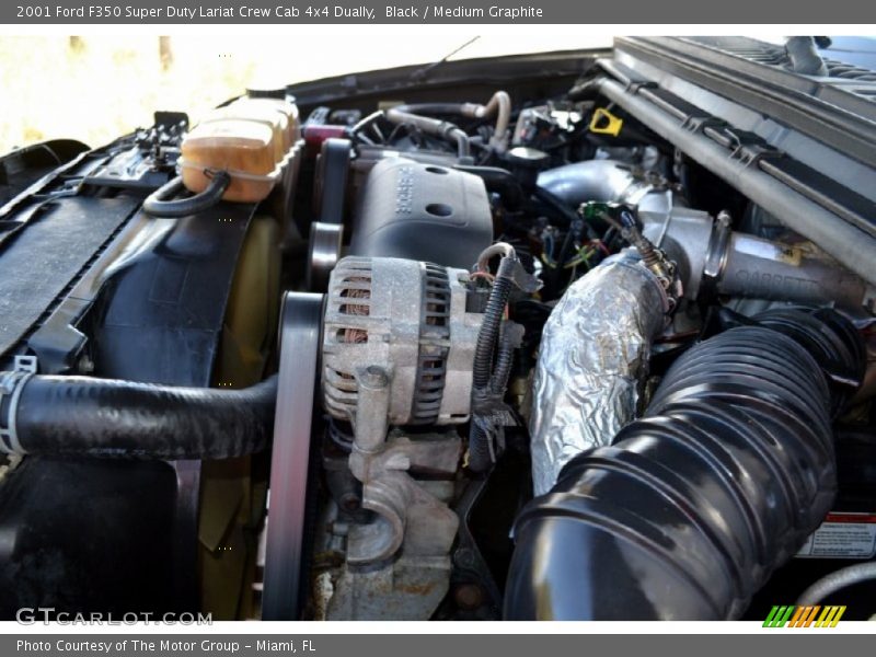 Black / Medium Graphite 2001 Ford F350 Super Duty Lariat Crew Cab 4x4 Dually