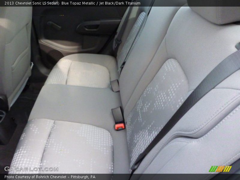 Blue Topaz Metallic / Jet Black/Dark Titanium 2013 Chevrolet Sonic LS Sedan