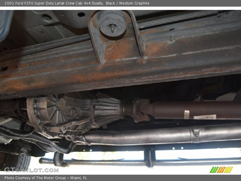 Undercarriage of 2001 F350 Super Duty Lariat Crew Cab 4x4 Dually