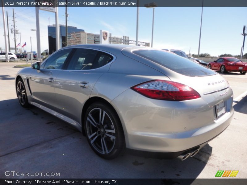 Platinum Silver Metallic / Black/Platinum Grey 2013 Porsche Panamera S