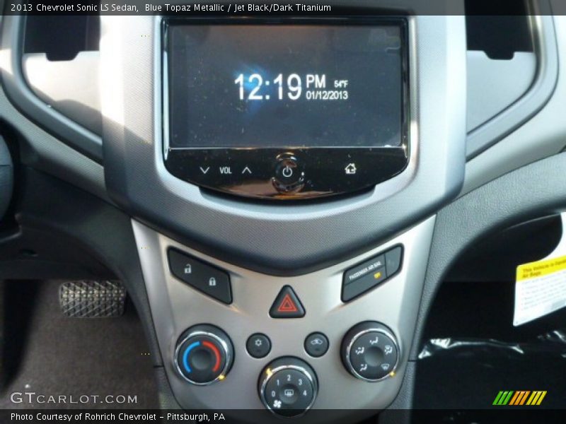 Controls of 2013 Sonic LS Sedan