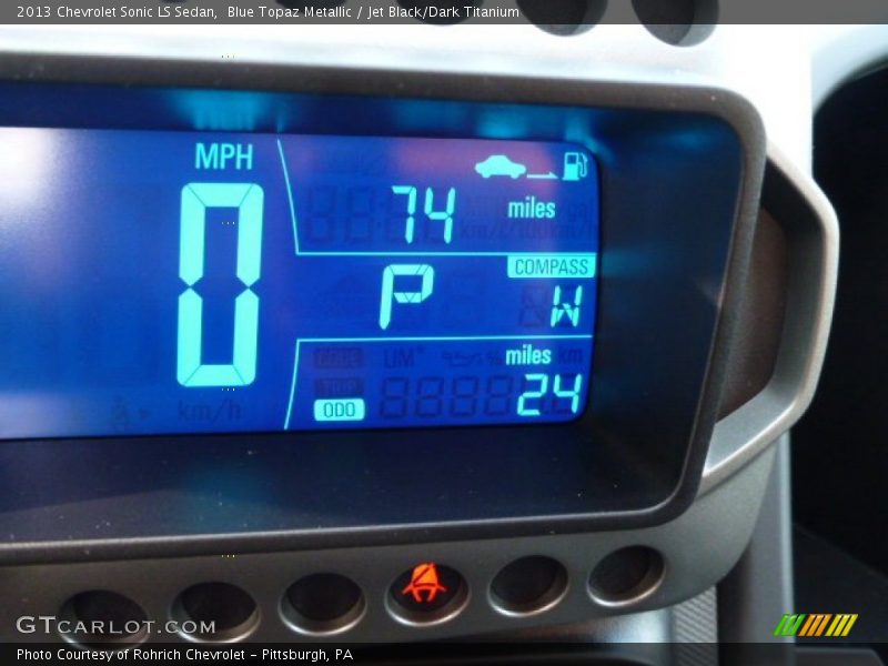  2013 Sonic LS Sedan LS Sedan Gauges
