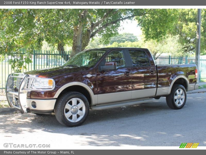 Mahogany Metallic / Tan/Castaño Leather 2008 Ford F150 King Ranch SuperCrew 4x4