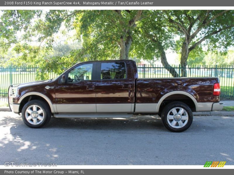 Mahogany Metallic / Tan/Castaño Leather 2008 Ford F150 King Ranch SuperCrew 4x4