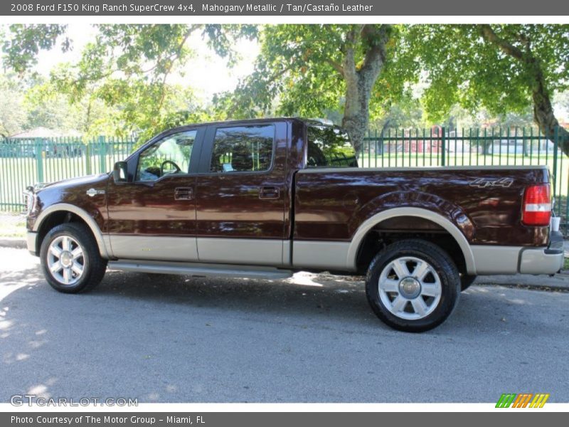 Mahogany Metallic / Tan/Castaño Leather 2008 Ford F150 King Ranch SuperCrew 4x4