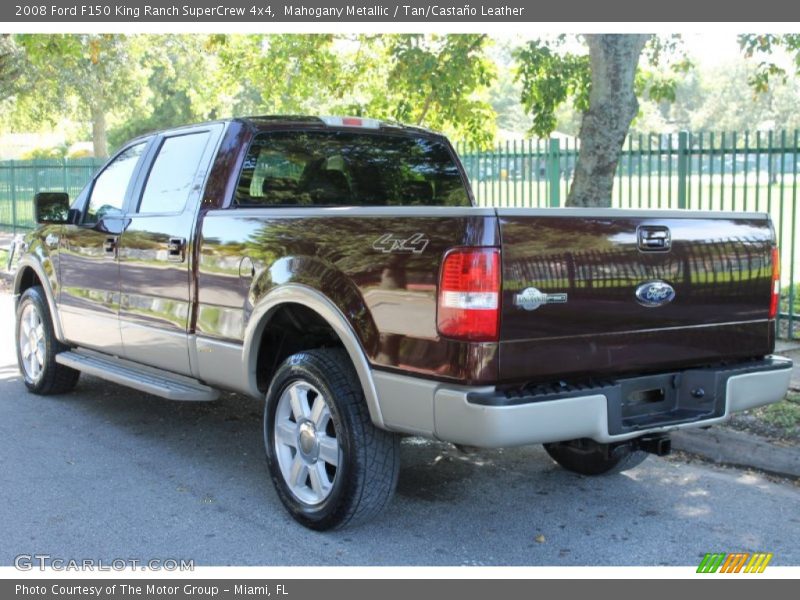 Mahogany Metallic / Tan/Castaño Leather 2008 Ford F150 King Ranch SuperCrew 4x4