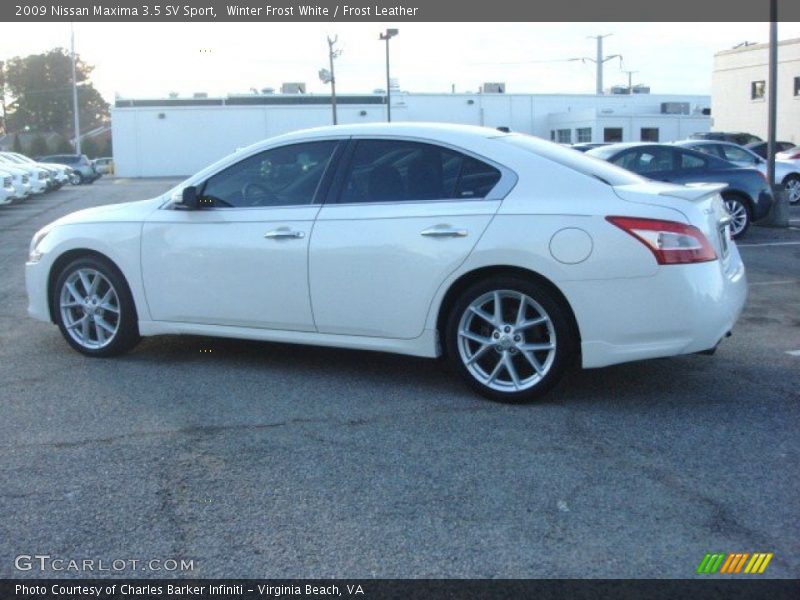 Winter Frost White / Frost Leather 2009 Nissan Maxima 3.5 SV Sport