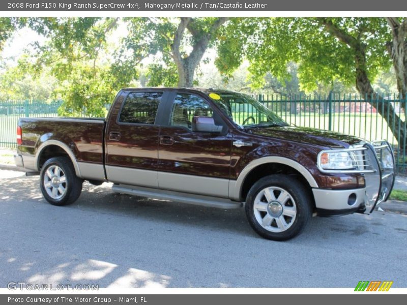 Mahogany Metallic / Tan/Castaño Leather 2008 Ford F150 King Ranch SuperCrew 4x4