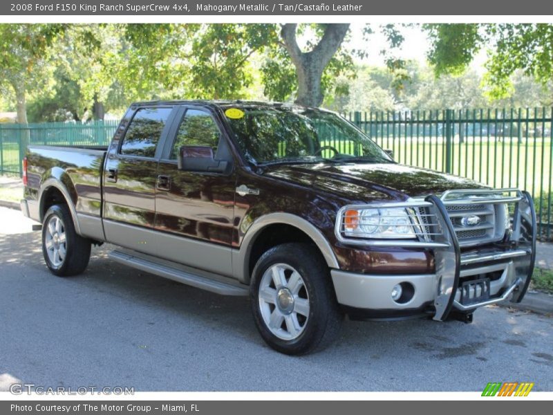 Mahogany Metallic / Tan/Castaño Leather 2008 Ford F150 King Ranch SuperCrew 4x4