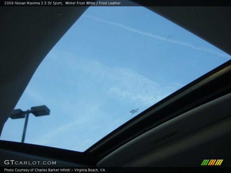 Winter Frost White / Frost Leather 2009 Nissan Maxima 3.5 SV Sport