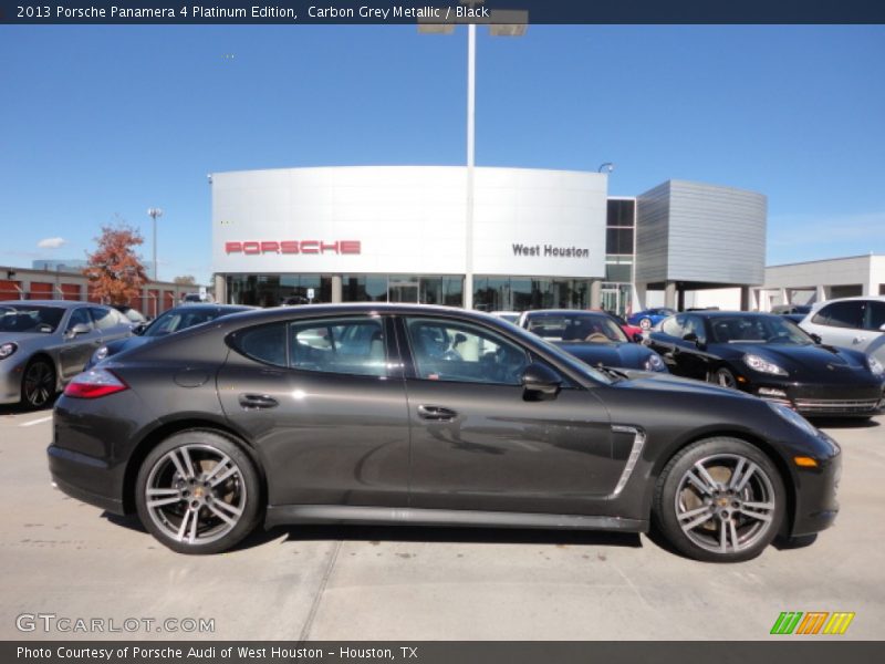 Carbon Grey Metallic / Black 2013 Porsche Panamera 4 Platinum Edition