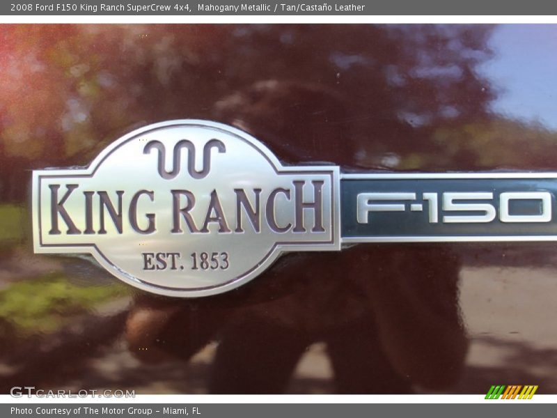 Mahogany Metallic / Tan/Castaño Leather 2008 Ford F150 King Ranch SuperCrew 4x4