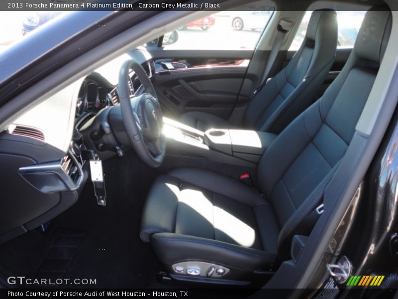 Carbon Grey Metallic / Black 2013 Porsche Panamera 4 Platinum Edition
