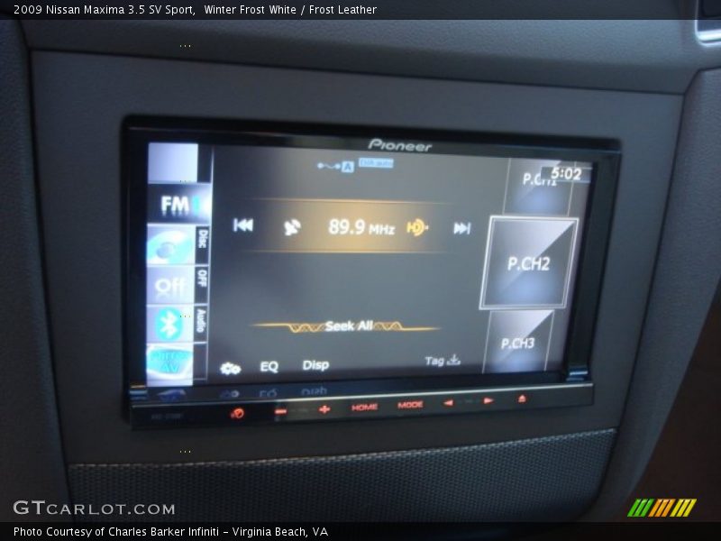 Winter Frost White / Frost Leather 2009 Nissan Maxima 3.5 SV Sport