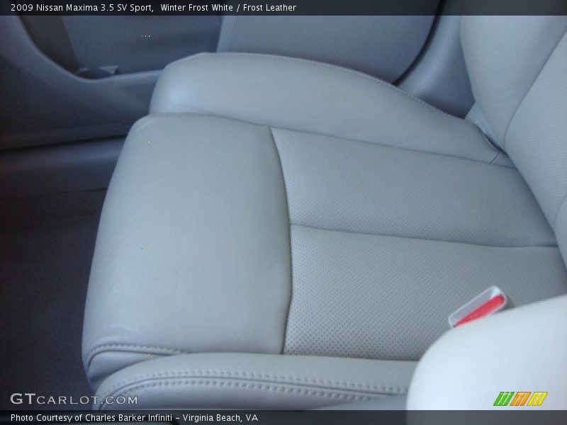 Winter Frost White / Frost Leather 2009 Nissan Maxima 3.5 SV Sport
