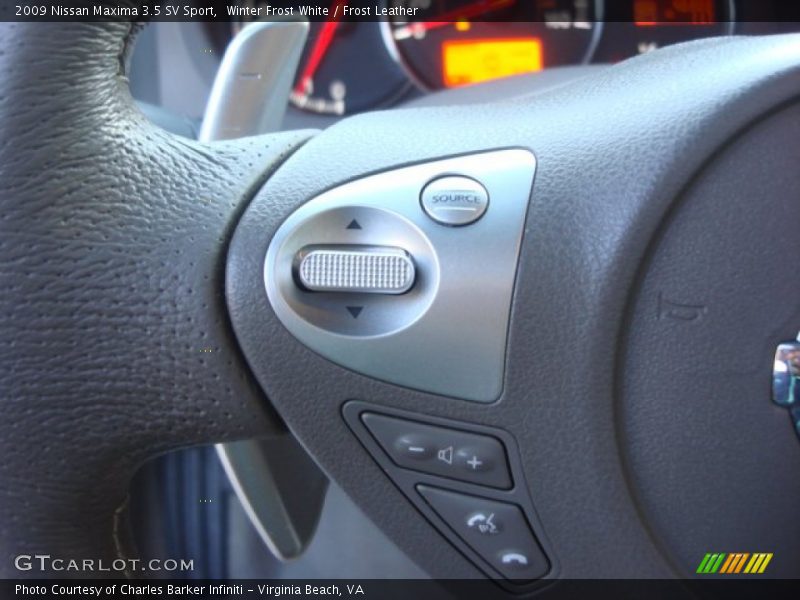 Winter Frost White / Frost Leather 2009 Nissan Maxima 3.5 SV Sport