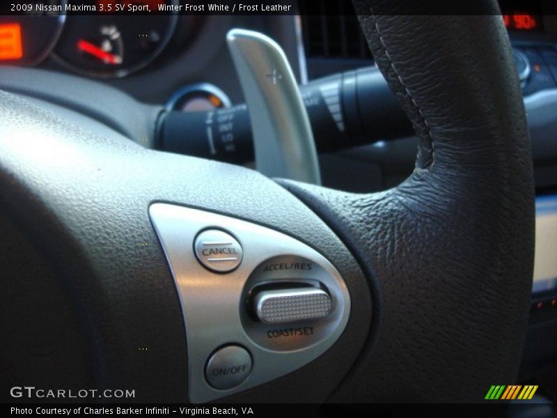 Winter Frost White / Frost Leather 2009 Nissan Maxima 3.5 SV Sport
