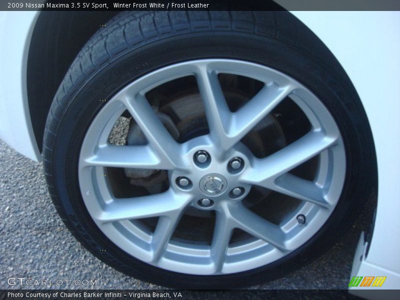 Winter Frost White / Frost Leather 2009 Nissan Maxima 3.5 SV Sport