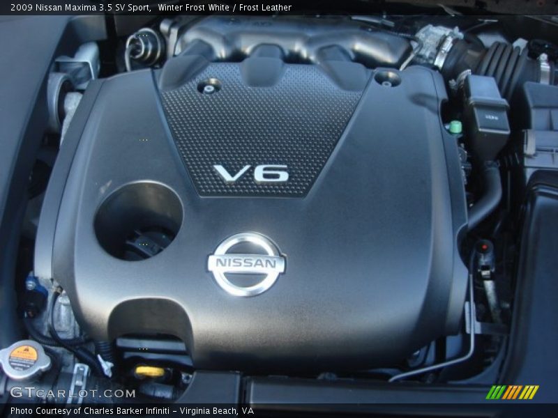 Winter Frost White / Frost Leather 2009 Nissan Maxima 3.5 SV Sport