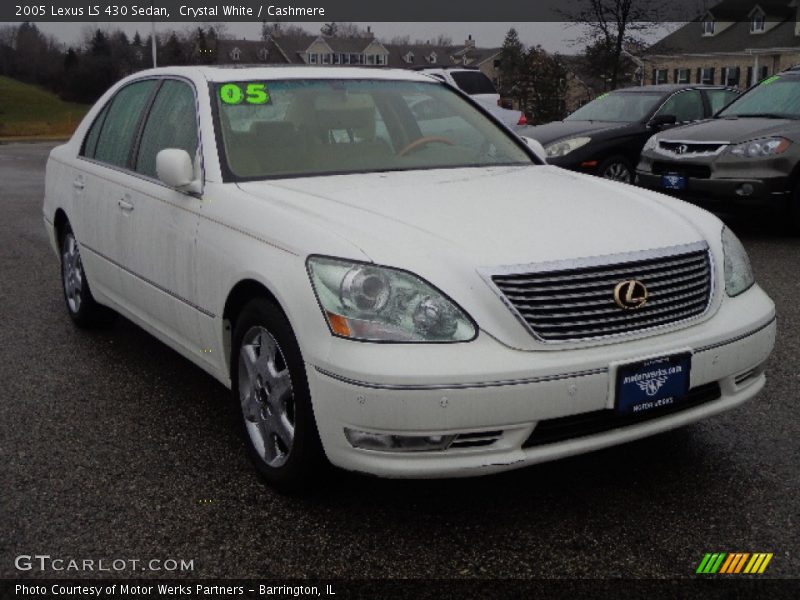 Crystal White / Cashmere 2005 Lexus LS 430 Sedan