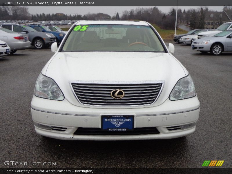 Crystal White / Cashmere 2005 Lexus LS 430 Sedan