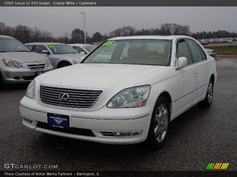 Crystal White / Cashmere 2005 Lexus LS 430 Sedan