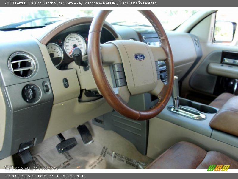 Mahogany Metallic / Tan/Castaño Leather 2008 Ford F150 King Ranch SuperCrew 4x4