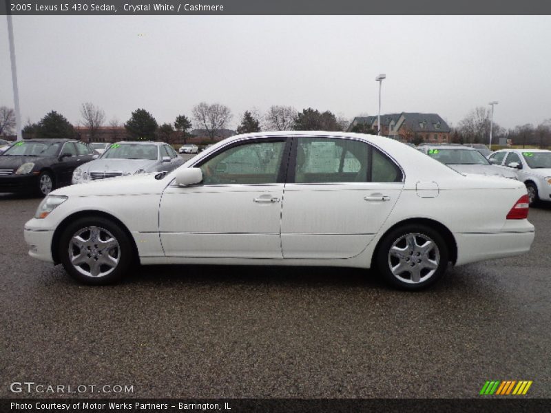 Crystal White / Cashmere 2005 Lexus LS 430 Sedan