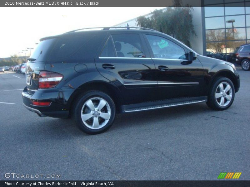 Black / Black 2010 Mercedes-Benz ML 350 4Matic