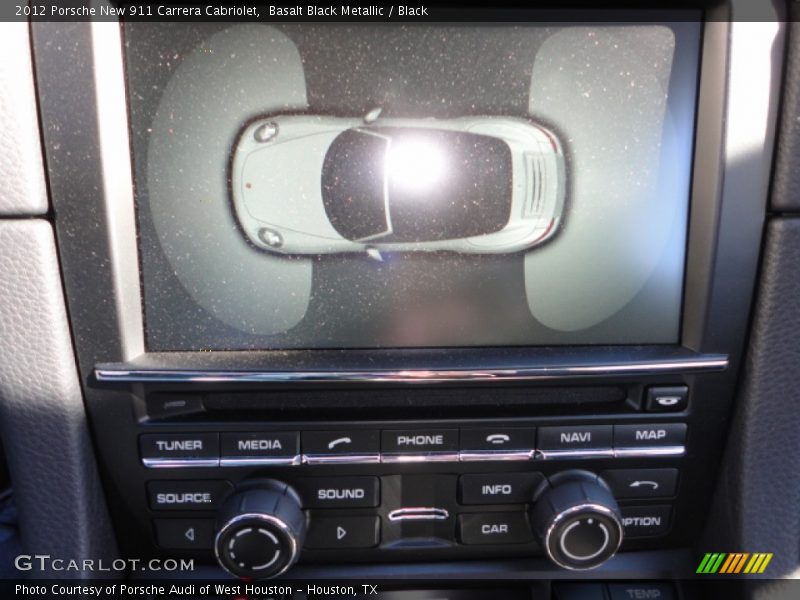 Basalt Black Metallic / Black 2012 Porsche New 911 Carrera Cabriolet